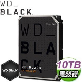 WD 威騰 10TB 3.5吋 7200轉 黑標電競硬碟(WD101FZBX-5Y)